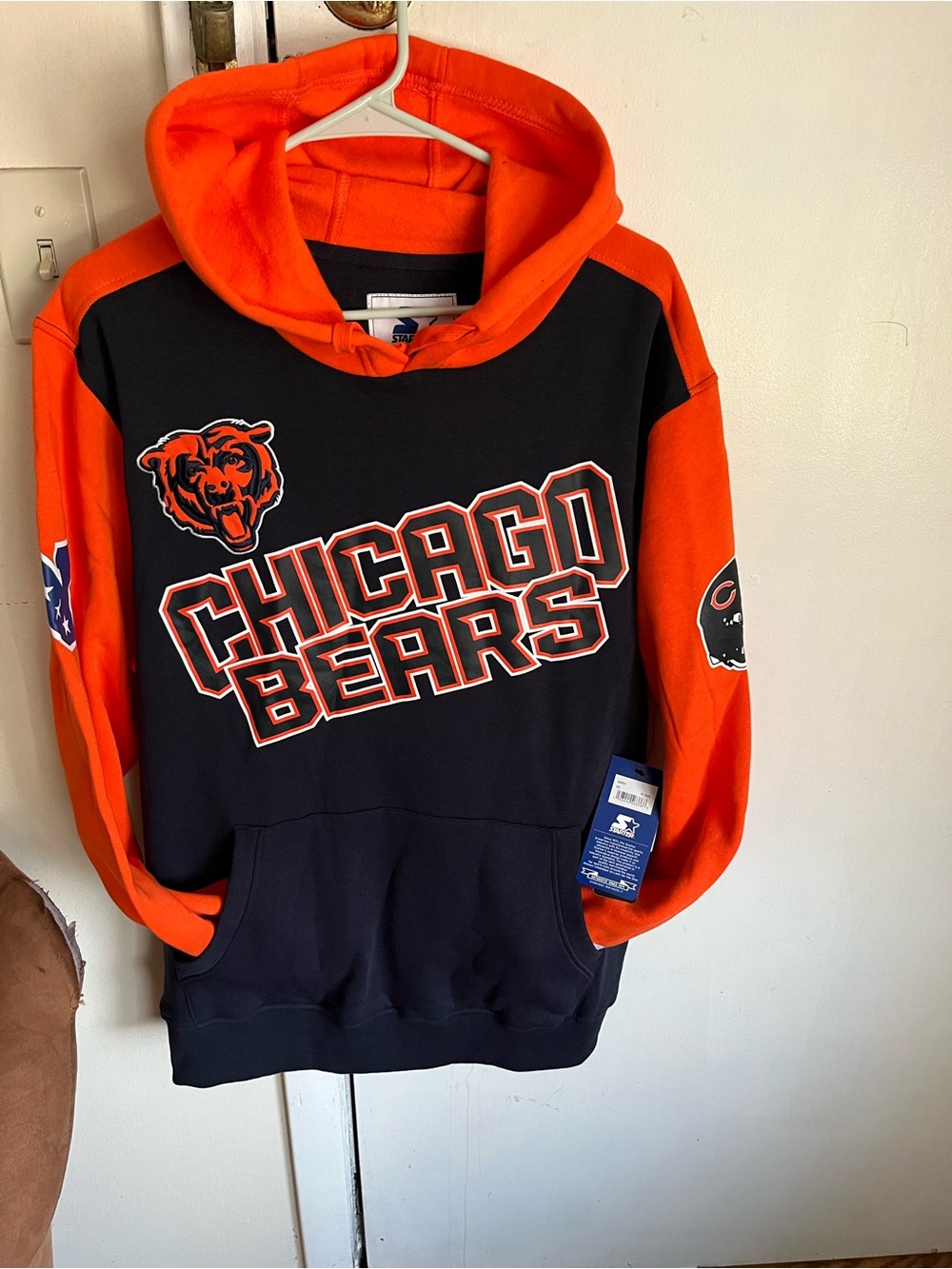 Chicago Bears Starter brand men’s NFL hoody L